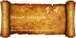 Váradi Adelinda névjegykártya
